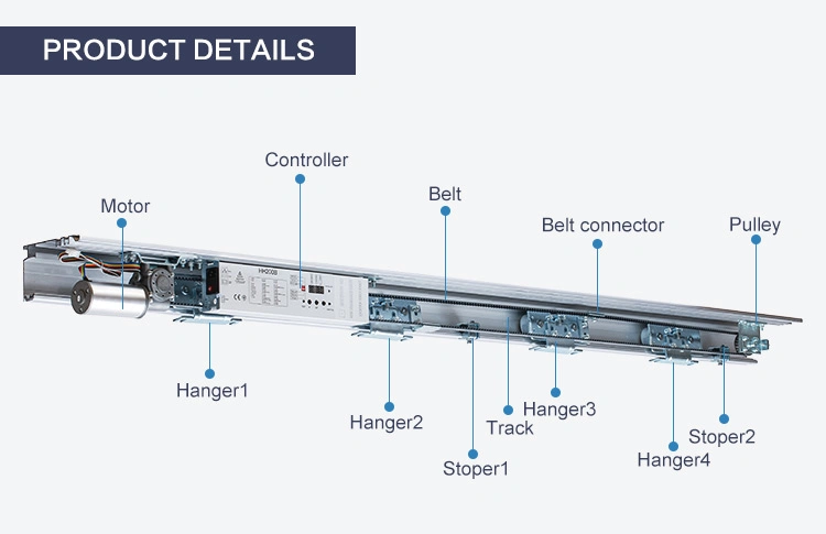 Sliding Door Automatic Closer Heavy Duty From Ningbo Doortec-Hh200b